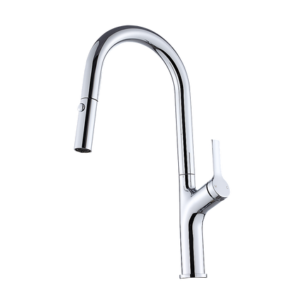 Kitchen Laundry Bathroom Basin Sink Pull Out Mixer Tap Faucet in Chrome 6