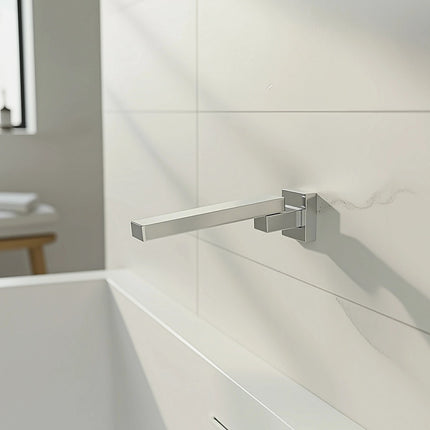 Bath In Wall Swivel Spout in Polished Chrome Finish 2