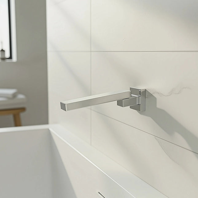 Bath In Wall Swivel Spout in Polished Chrome Finish 2