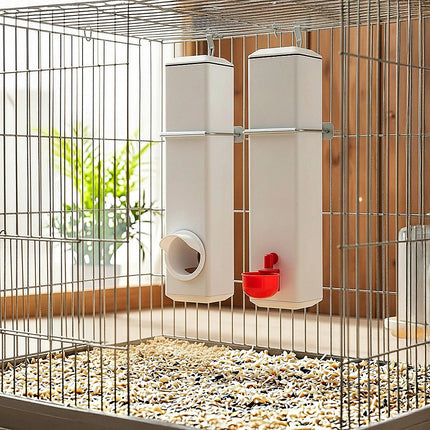 Chicken Bird Feeder Water Dispenser Automatic Waterer Poultry Food Drinker 4L 2