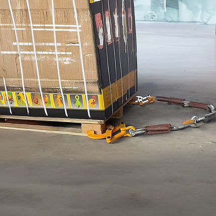 Steel Single Scissor Pallet Puller Clamp 1 Ton Capacity Pallet Grabber 9