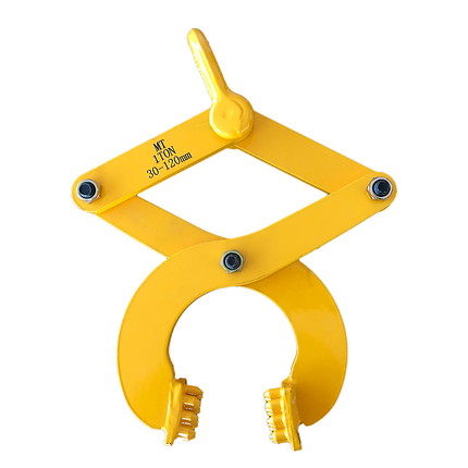 Steel Single Scissor Pallet Puller Clamp 1 Ton Capacity Pallet Grabber 12