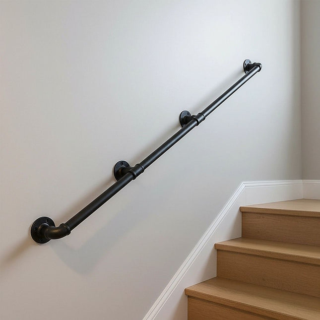 3m Handrail Stair Rail Grab Balustrade Staircase Banister + Installation Kit 2