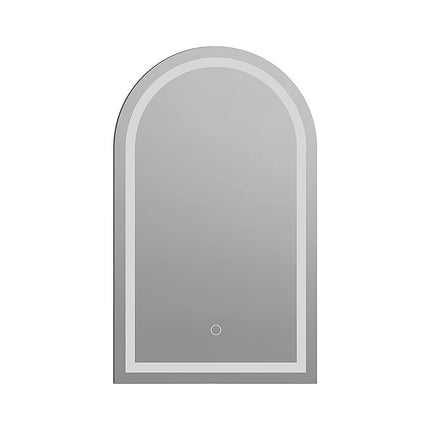 Arched LED Wall Mirror Bathroom Mirrors Makeup Anti-fog 600mm x 1000mm