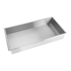 641 x 336 x 101mm Shower Niche Single Shelf Organizer No Tile Needed in Stainless Steel