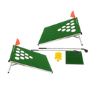 Golf Cornhole Game With Chipping Mats, Golf Balls, Putters