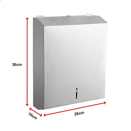 Paper Towel Dispenser Wall Mount Commercial Bathroom 12