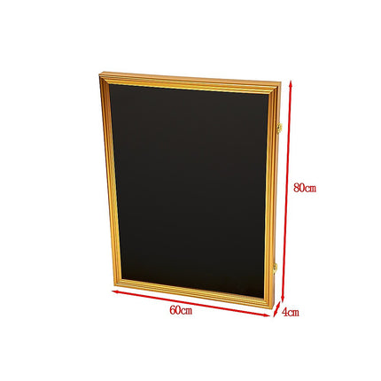 Wall Display/Case Lockable Rack 80cm Football Basketball Jersey Storage Box in Gold 8