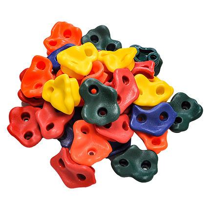 Jungle Gym Rock Climbing Holds Kids Wall Mounting Hardware Knotted Rope 25 Handles Playground 5