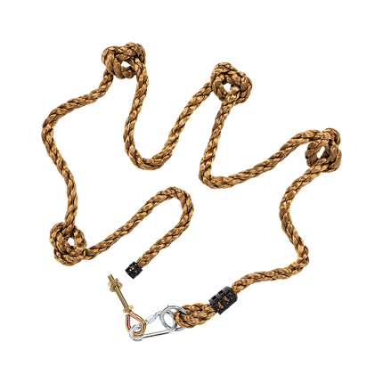 Jungle Gym Rock Climbing Holds Kids Wall Mounting Hardware Knotted Rope 25 Handles Playground 7