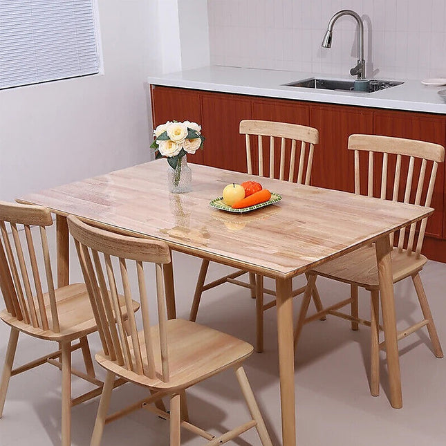 PVC Tablecloth Clear Plastic Cover Protector Mat 2