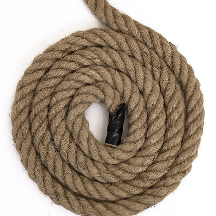 35m 100% Natural Jute Rope Twisted Decking Cord Garden Boating Sash Camping 32mm 3