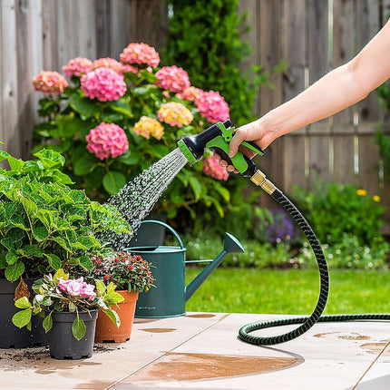 30m Heavy Duty Expandable Flexible Garden Hose with Water Spray Nozzle 4