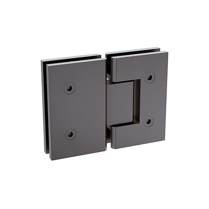 180 Degree Stainless steel Glass to Glass Shower Door Hinge in Gunmetal 4