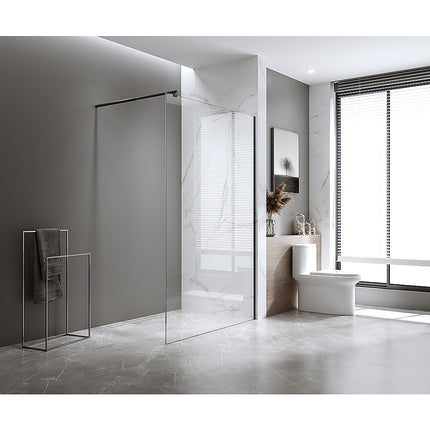 Glass Shower Screen Round Stabilising Pole in Gold