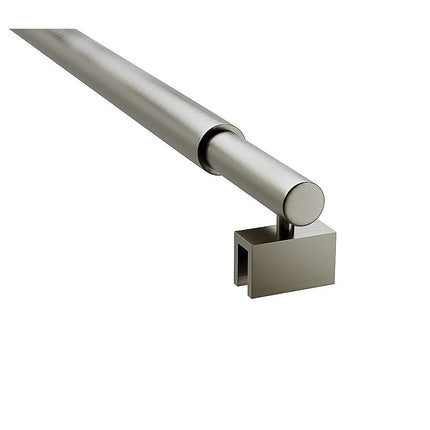 Glass Shower Screen Round Stabilising Pole in Gunmetal 2