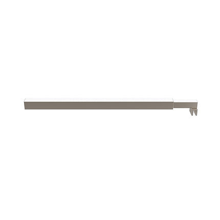 Glass Shower Screen Square Stabilising Pole in Nickel 3