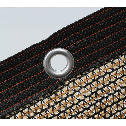 20m x 2m Fence Windscreen Privacy Screen Shade Cover Coffee Fabric Mesh Garden 7