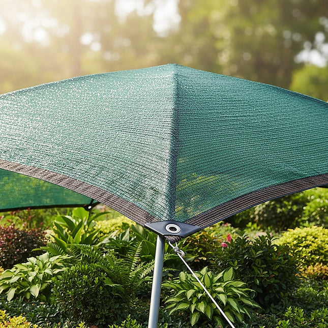 15m x 2m Fence Windscreen Privacy Screen Shade Cover Dark Green Fabric Mesh Garden 2