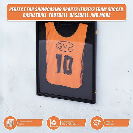 Jersey Display Frame Case 590 x 790 x 40mm Lockable JBox 11