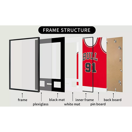 Frame Wall Decor Photo Souvenir Collect Display Case 9