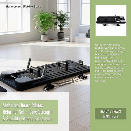 Abdominal Board Pilates Reformer Set – Core Strength & Stability Fitness Equipment 10