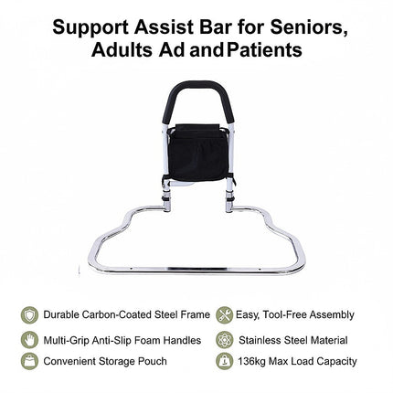 Bed Rail for Mobility – Support Assist Bar for Seniors, Adults and Patients 9