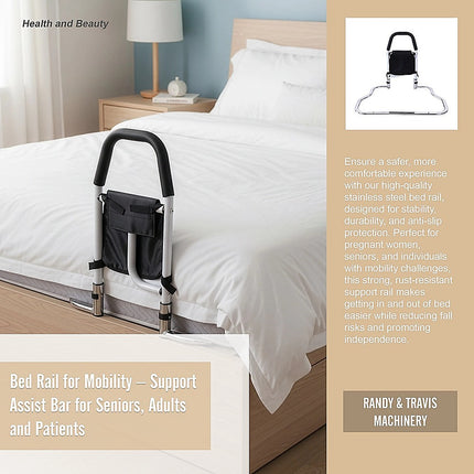Bed Rail for Mobility – Support Assist Bar for Seniors, Adults and Patients 10