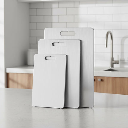 3 x 304SS Cutting Chopping Board Stainless Steel 2