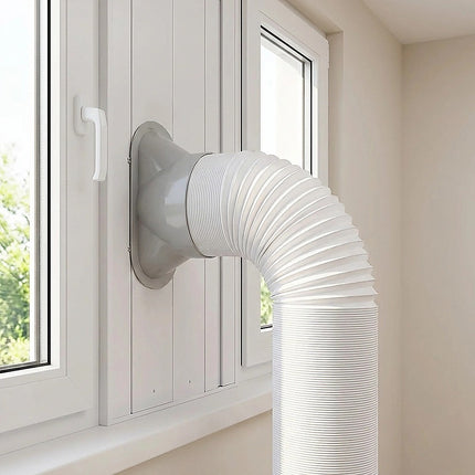 Portable Air Conditioner Window Kit – Exhaust Hose Adaptor Pipe & Slide Plate 5