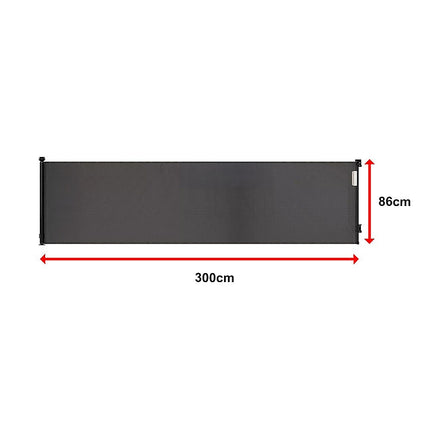 Retractable Baby Safety Fence Pet Stair Gate Barrier for Kids Dog Cat 3M 10