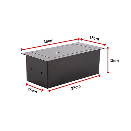 Underfloor Concealed Safe with Key – Heavy Duty Hidden Floor Security Box 12