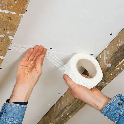 24-Pack Fibreglass Plasterboard Joint Tapes – 50mm x 90m Self-Adhesive Drywall Mesh Rolls 5