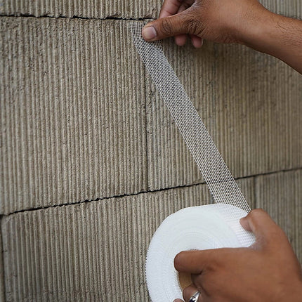 24-Pack Fibreglass Plasterboard Joint Tapes – 50mm x 90m Self-Adhesive Drywall Mesh Rolls 7