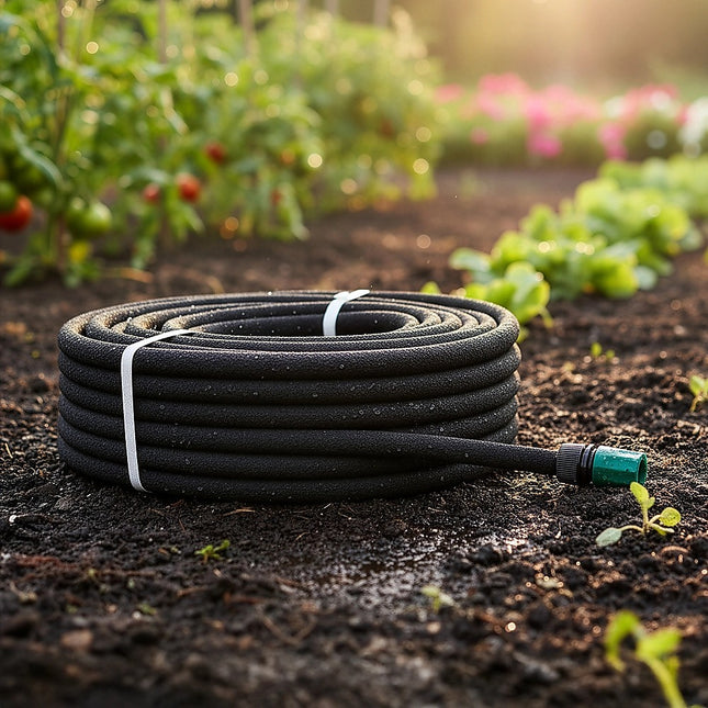 50m Porous Soaker Hose – Leaky Garden Irrigation Pipe for Efficient Watering 2
