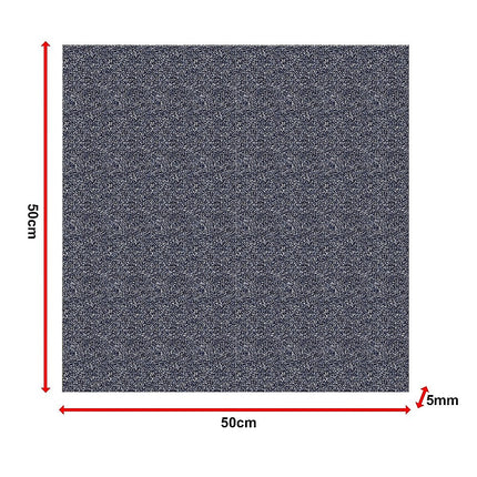 5m² Blue Carpet Tiles Set – Commercial & Domestic Flooring for Office, Retail, Home 12