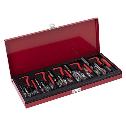 131pc Helicoil-Type Thread Repair Kit – Metric Insert Tool Set for Damaged Threads 4