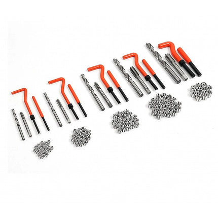 131pc Helicoil-Type Thread Repair Kit – Metric Insert Tool Set for Damaged Threads 6