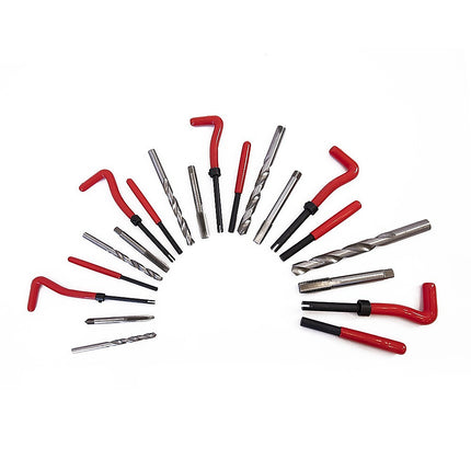 131pc Helicoil-Type Thread Repair Kit – Metric Insert Tool Set for Damaged Threads 7