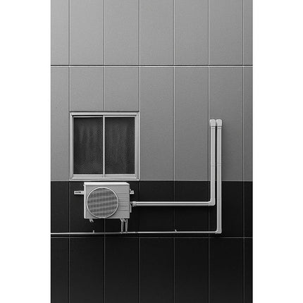 4.8m Mini Split AC Line Set Cover Kit PVC Duct for Central Air Conditioner Installation 2