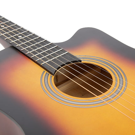 38" Full Size Acoustic Guitar – Beginner Wooden Guitar for Adults & Teens 7