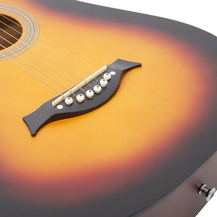 38" Full Size Acoustic Guitar – Beginner Wooden Guitar for Adults & Teens 9