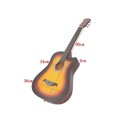 38" Full Size Acoustic Guitar – Beginner Wooden Guitar for Adults & Teens 10