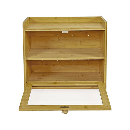 Enclosed Bread Box – Large Kitchen Countertop Bread Storage Container for Freshness & Organisation 4