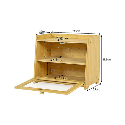 Enclosed Bread Box – Large Kitchen Countertop Bread Storage Container for Freshness & Organisation 8