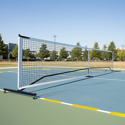 Portable 6.7m Pickleball Net Set – Heavy Duty Metal Frame with Wheels 6