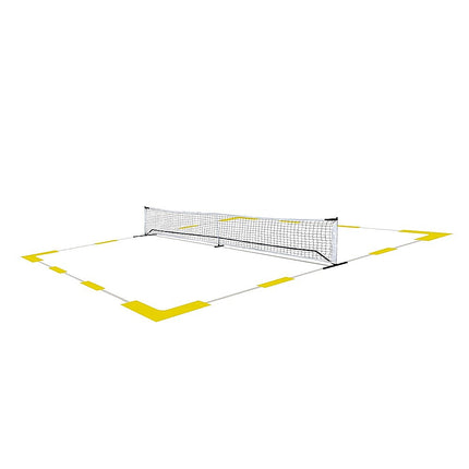Portable 6.7m Pickleball Net Set – Heavy Duty Metal Frame with Wheels 10