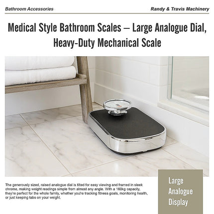 Medical Style Bathroom Scales Large Analogue Dial Heavy Duty Mechanical Scale for Home Use 8