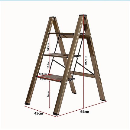 3 Step Ladder Foldable Lightweight – Anti-Slip Safety Stool for Home & Office 11