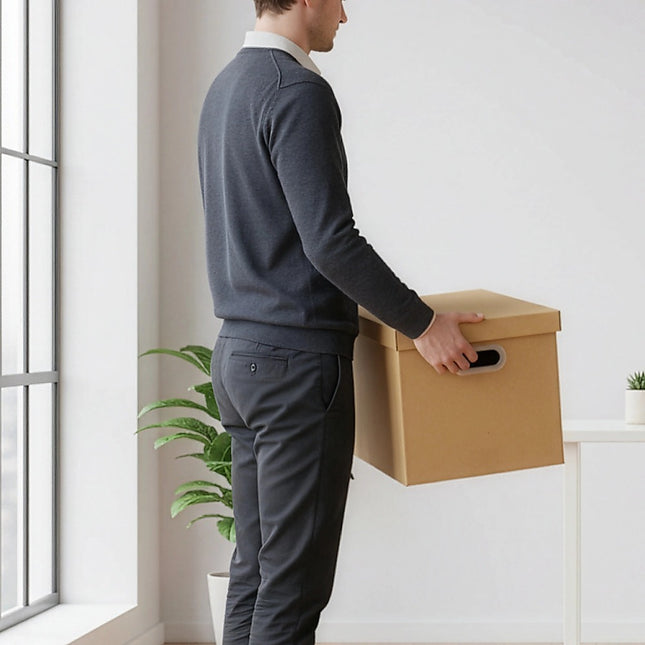 10Pcs Corrugated Cardboard Storage Boxes – Multi-Purpose Organising Cartons 2